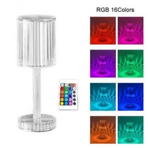 스탠드 충전기 전자시계 거울 LED 다이아몬드 테이블 램프 로맨틱 바 분위기 침실 침대 옆 크리스탈 조명 무선 럭셔리 야간 조명, charging_CHINA