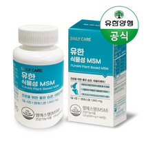 유한양행 식물성 MSM 식이유황 관절 연골 2개월분 영양제, 240정(2개월분)+사은품
