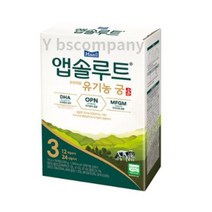 앱솔루트 유기농 궁 분유 3단계, 1400g, 6개