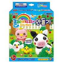 종이나라 5000클레이나라(10gX5개입) 유아용클레이/점토, 5000 클레이나라(10gX5개입)