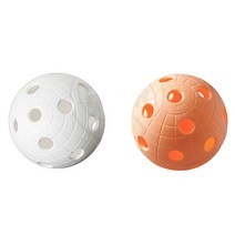 뉴스포츠 MATCH ball 플로어볼 시합용 볼 낱개, 오렌지