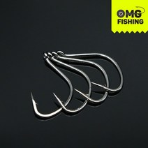 오마이갓피싱 네꼬 와끼 바늘 낚시바늘 배스 송어 볼락 루어용품, 1.OMWN-1호 (30개입)