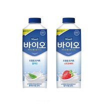 매일 바이오드링킹 요거트 플레인 / 스트로베리 장건강 유산균 프로바이오틱스 750mL, 바이오 드링킹 스트로베리750ml