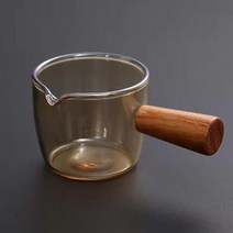 법랑냄비 밀크팬 소스 다기능 맛 요리 커피 미니 우유 팬 유리 소스 식초 접시 그레이비 보트 핸들 일본식 식기 tb, 샴페인 l