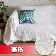 목화솜이불 목화솜요 북유럽 기하학 스타일 소파 태슬 양면 자카드 니트 담요 풀 커버 던지기 코튼 린넨