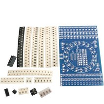 SMD NE555 CD4017 깜박이 LED 부품 납땜 연습 보드 스킬 전자 회로 훈련 세트 DIY SMT PCB 키트 솔더링 연습
