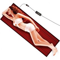 손목 마사지기 마사지 적색 광선 치료 벨트 근적외선 랩 열 패드 전신 통증 완화 피부 회춘 LED 660nm 및 850nm 945 개, EU 플러그