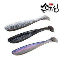 손피싱 샤아니웜 2.5인치/3인치 6개입/광어 다운샷 우럭 광어웜 채비 낚시, 3인치-409 (10개입)