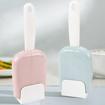 피케이몰 1+1 스탠드형 위생 밥주걱 거치대 자동 밥주걱 홀더 주걱포함, 핑크