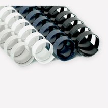 가성비 좋은 제본 플라스틱링 8mm 100개 제본소모품 플라스틱링제본기 제본용품 코일링 소모품 스프링제본, 남색 100개입