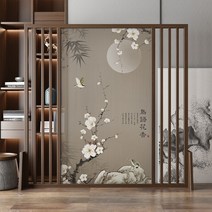 엔틱 파티션 한옥 높은 가벽 가림막 스크린 북유럽 이미지월 베란다, 실베스트120x180cm(중공좌우)