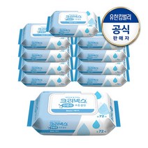 [KT알파쇼핑]크리넥스 수앤수코튼 베이직캡 72매 10팩, 10개