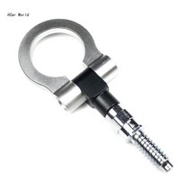 견인볼 견인장치 고리 레이싱 카 견인 후크 로프 스트랩 자동 트레일러 링 아이 일본 2022 신제품, 02 Silver