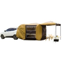 SUV 차박꼬리텐트 도킹텐트 차박 쏘렌토 카니발 차트렁크텐트, 패키지A(옐로우)