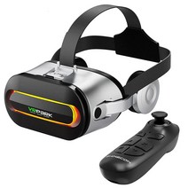게임 가상현실 VR 가상 현실 3D VR 헤드셋 스마트 안경 헬멧 모바일 휴대 전화 스마트폰 6.7 인치 렌즈 쌍, 05 Blue