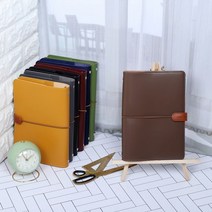 2023 초콜릿 6공 다이어리 가죽 다꾸 시스템 DIARY 장 일기 제작, 쿠팡 쿠앤크초코