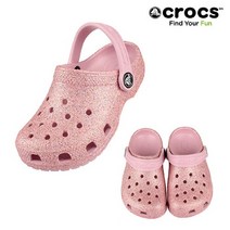 크록스 크록스 클래식 글리터 클로그T 토들러 206992-1DG