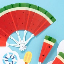 sales class수박부채만들기 부채만들기 그림그리기 공작시간 미술놀이 미술시간 그림 아이 캘러그라피 방과후(도매 문의 환영), 상세페이지 참조