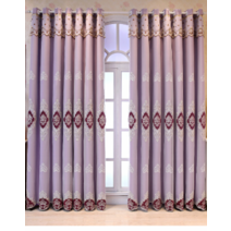 유럽식 거실 침실 인테리어 고급 럭셔리 커튼 자수