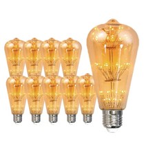 에덴마켓 LED ST64 눈꽃 전구 2.5W 10개