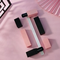 스틱형 립스틱 용기 립밤 케이스 화장품 소분 샘플 공병 고체향수 멀티밤 핸드메이드 간편 보관 핑크, 1개