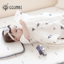 꿈비 [꿈비] 소프트 거즈 블랭킷 아기 여름 이불 유아 신생아 겉싸개
