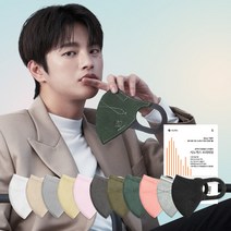 시노텍스 골라담기 10매 귀편한 얇은 덴탈마스크 처럼 숨쉬기편한 새부리형 ePTFE 마스크, 초등학생용(SS) 10매, 다크그레이