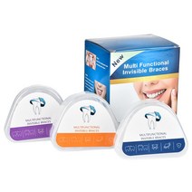 치아미백 셀프 미백겔 화이트닝패치 교정기 도구 치열 교정 교정기 치열 교정 유지기 정렬 트레이너 구강 관리, 협력사, 1 세트