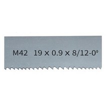 골절기 톱날 1735 2240 2360 2560mm x19 x 0.9mm 띠 경재 절단 연질 금속 m42 바이메탈 띠 ., 길이 1735mm, 1 조각 8--12 치아