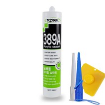 탑씰 도배용 아크릴 실리콘 탑실 989A 백색 (구매수량마다 사은품증정), 1개