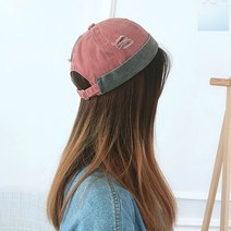 socean 자외선 차단 썬캡 조깅 모자 빈티지 (레드) 운동 창 챙 모자 여자 여름 쿨썬캡 운전자 햇빛 차단 야구장 등산