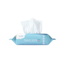 NatureScent 네이처센트 미국코튼 순면 100% 엠보싱 페이스타올/일회용수건/여행용수건/갬핑용수건/신생아 건티슈 저자극 피부자극 테스트 완료 60매입, 100%순면 페이스 타올(60매*1개)