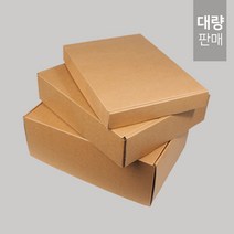 C형 상자(대량 묶음 단위)택배박스 조립형 크라프트 피자박스제작 원터치 큰선물상자 대형, 120장, DC6-(315x155x75mm)
