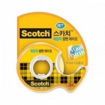 3M 재접착양면테이프 238 19mmx5.08M 다용도 리필 테이프 투명 스카치