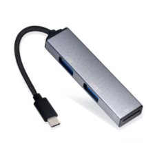 DFMEI Type-C USB OTG Witchwood Hub Hub TF 카드 리더 분리기 알루미늄 합금, 은
