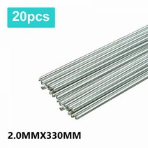 용접봉 1.6/2mm 알루미늄 10/20 개 브레이징 듀라픽스 납땜을 쉽게 구부릴 수 있음, CHINA, 1 6mmx330mm 10pcs