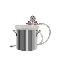 탈포기 산업용 진공펌프 에폭시 기포제거 4.5L 6L, 20x15cm 진공 배럴 4.5L, 1개