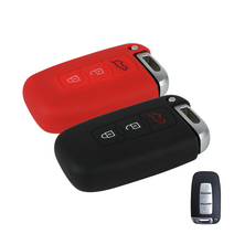 리미트 현대 기아 3버튼 차키 스마트 키 실리콘 케이스 Y싼타페CM 벨로스터 엑센트 베라 크루즈 레이 올뉴모닝, black