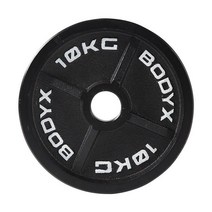 [바디엑스] [낱개] 케이언 중량원판 10kg 홀 50mm 주물 아이언, 상세 설명 참조