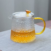 Z3JC 내열 고온 유리 해머 다기 세트, 아운주전자 450ML