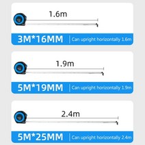 디지털줄자 스마트줄자 레이저자 측정 미터 테이프 고무 낙하 방지 공장 하드웨어 가구 3M 5 M 7.5M 10M, 04 3M
