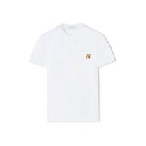 메종키츠네 MAISON KITSUNE 폭스헤드 맨즈 반팔 화이트 AM00103KJ0008-P100