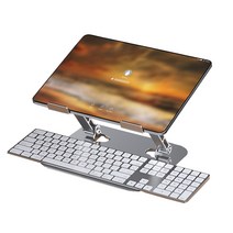 접이식 아이패드 필기 거치대 높이조절 태블릿 드로잉 받침대 스탠드 마우스패드세트, 거치대+패드(베이지)