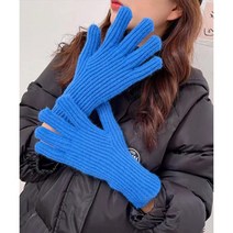 디아더컬러 여성 4col 겨울 손가락 구멍 울 장갑