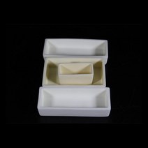 99.3 알루미나 도가니/206020/직사각형 강옥 도가니/al2o3 세라믹 도가니/소결 도가니, 한개옵션0