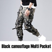 봄운동 남성등산복바지 남자 등산 바지 멀티 포켓 카고 하렘 팬츠 남성용 힙합 캐주얼 트랙 조깅 바지