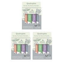 얼스마마 콰드러플리트 립 밤 세트, 12개입