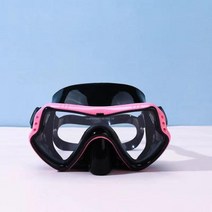 스노클링마스크 신제품 스쿠버 다이빙 마스크 스노클링 고글 전문 수중 낚시 장비 성인용 김서림 방지, QW18