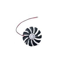 MSI GeForce GTX 1650 AERO ITX 냉각 팬 교체 RX 550 GTX 1650 AERO ITX GTX1050Ti GPU 팬용 85MM 2 핀 HA9010H12F-, 1pcs
