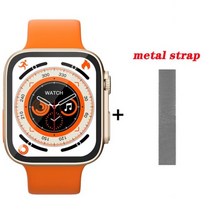 시계 시리즈 8 울트라 스마트 워치 49mm 케이스 420*486 방수 NFC 남성 여성 Pk ZD8 플러스, orange milan_watch 8 ultra